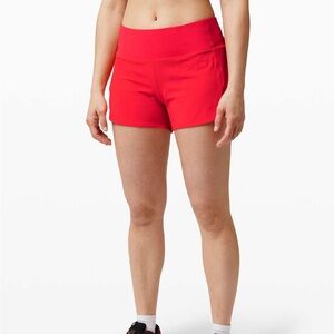 LULULEMON speed up shorts size 6